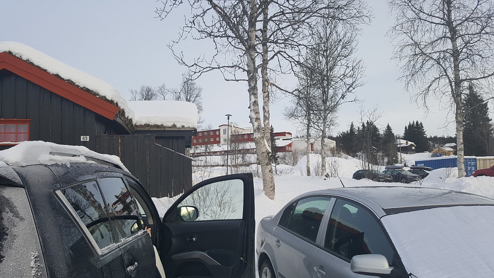 Fra Segalstad seter mot Skeikampen høyfjellshotell