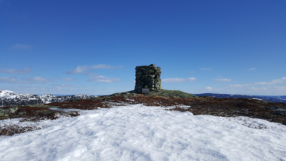 Kjettberget, det sydligste av de tre toppunktene på Torpevassfjellet