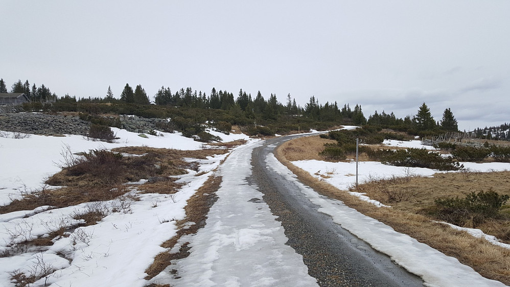 Dårlig skiføre på Nyseterveien