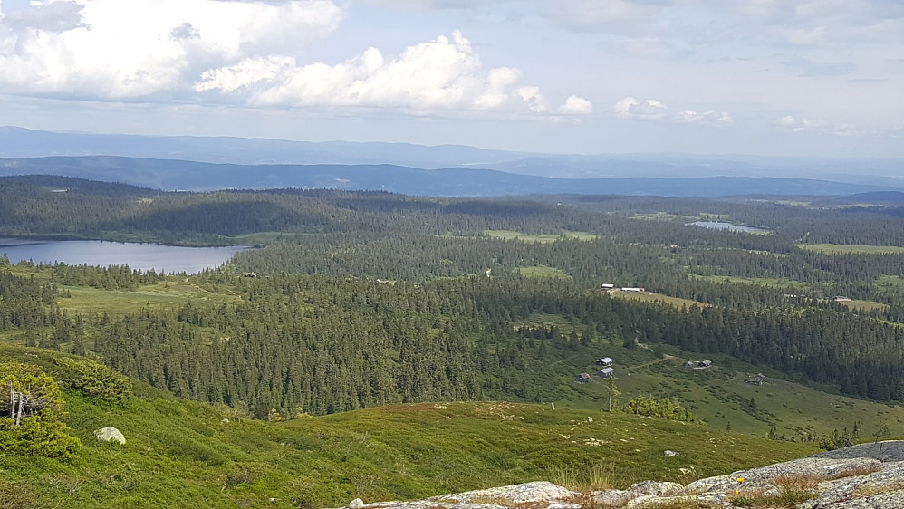 Utsikt mot Skjelbreidafra Prestkjerringa