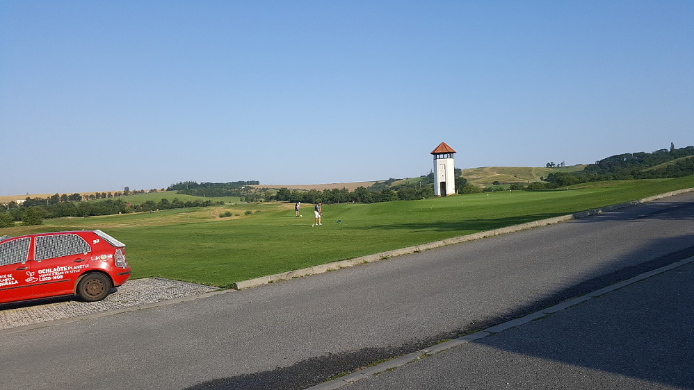 Ved hotellet, golfbana