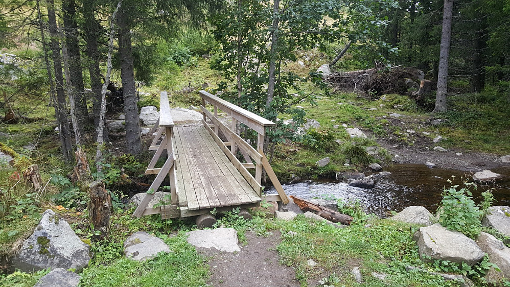 Brua over Bæla i Balbergskaret