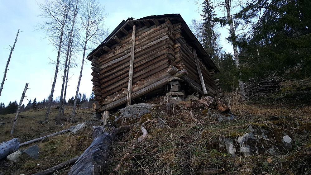 Den øverste liua i Søre Sønsteli sett nedenfra