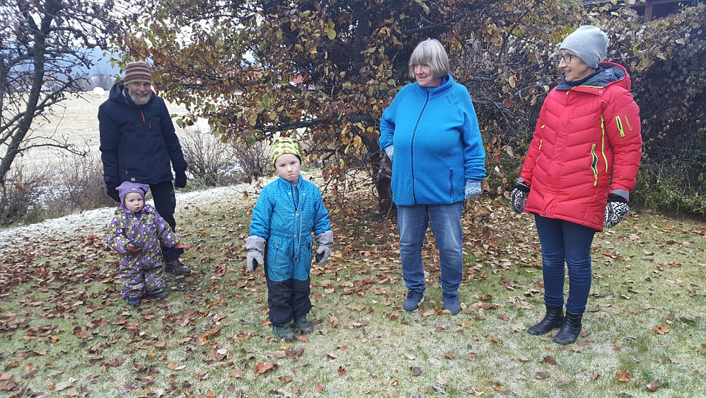 Helge med Ida Marthe, Arve, Sigrid og Marit