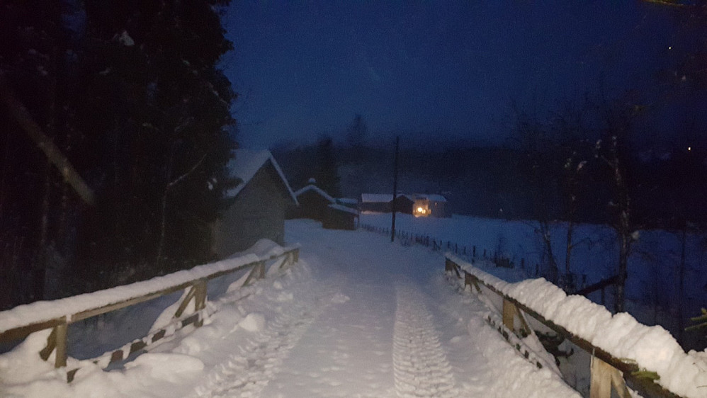 Ulsrudbrua, mot Vold