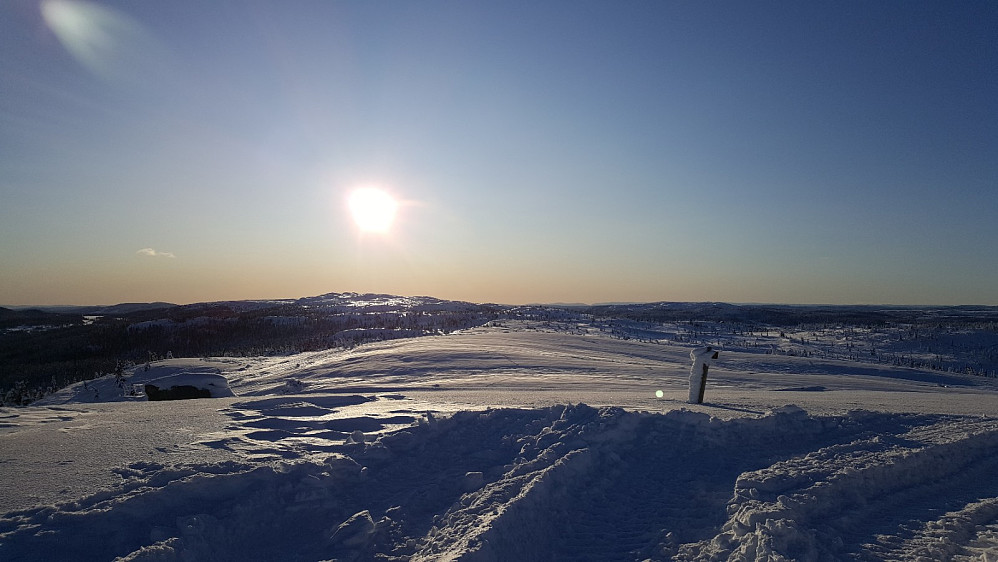 Hærfjell, mot Skelbreidsfjellet