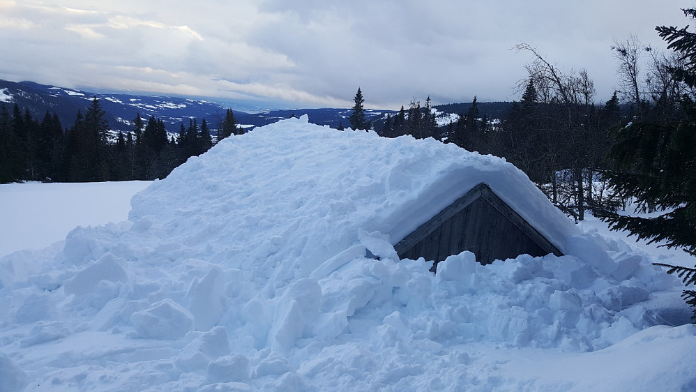 Evenhaugsetra etter snømåking