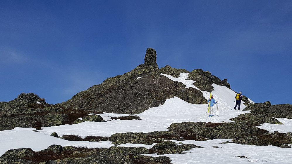 På tur ned fra Feforkampen