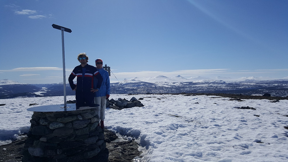 Ved Sikteskiva på Skardfjellet