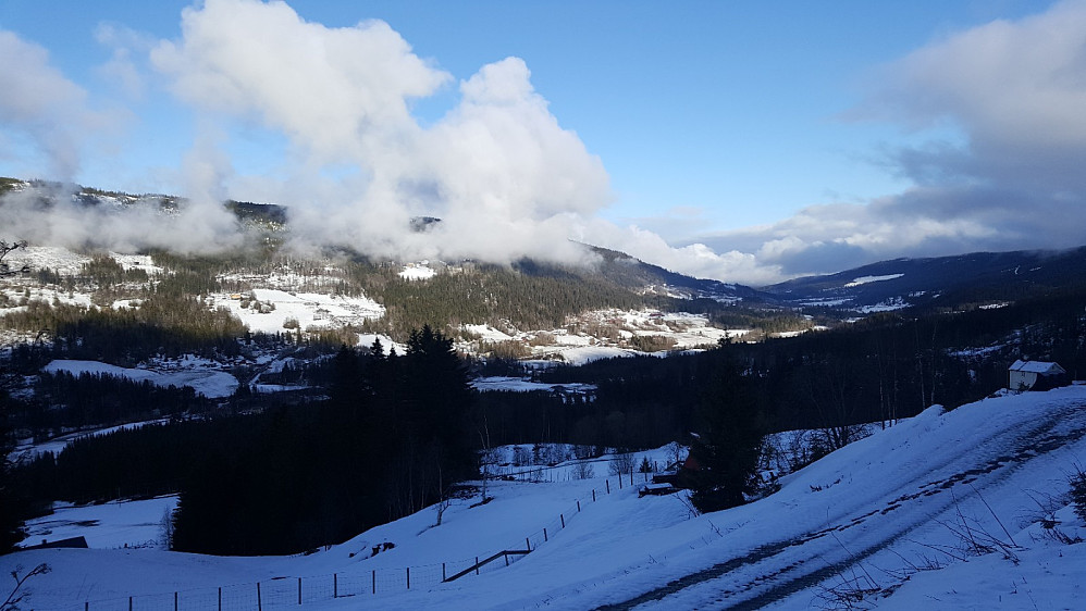 Utsikt fra Hakkerudhaugen