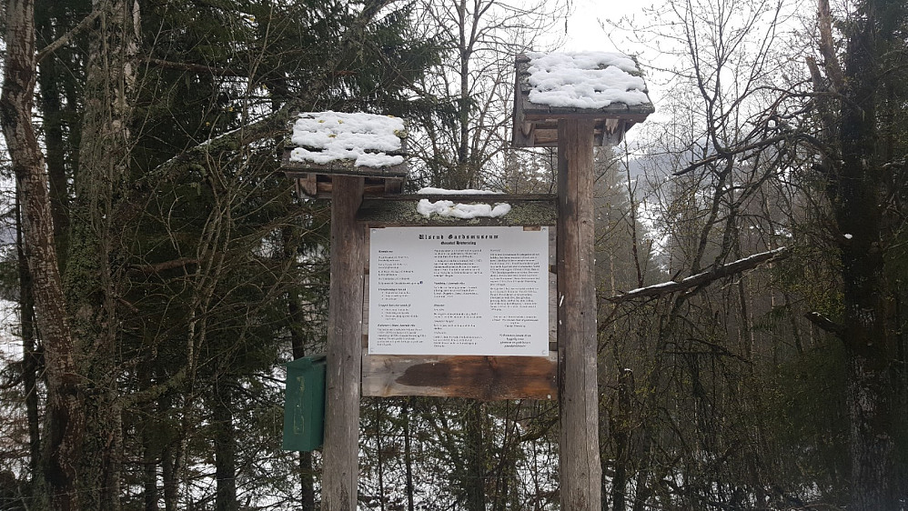 Infotavla ved Ulsrud