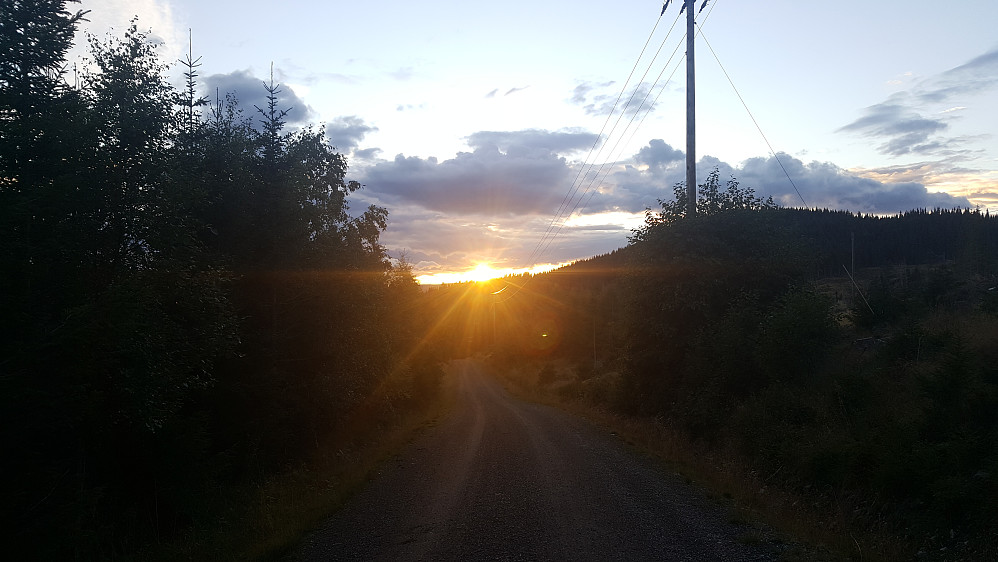 Solnedgang over Kampekollen