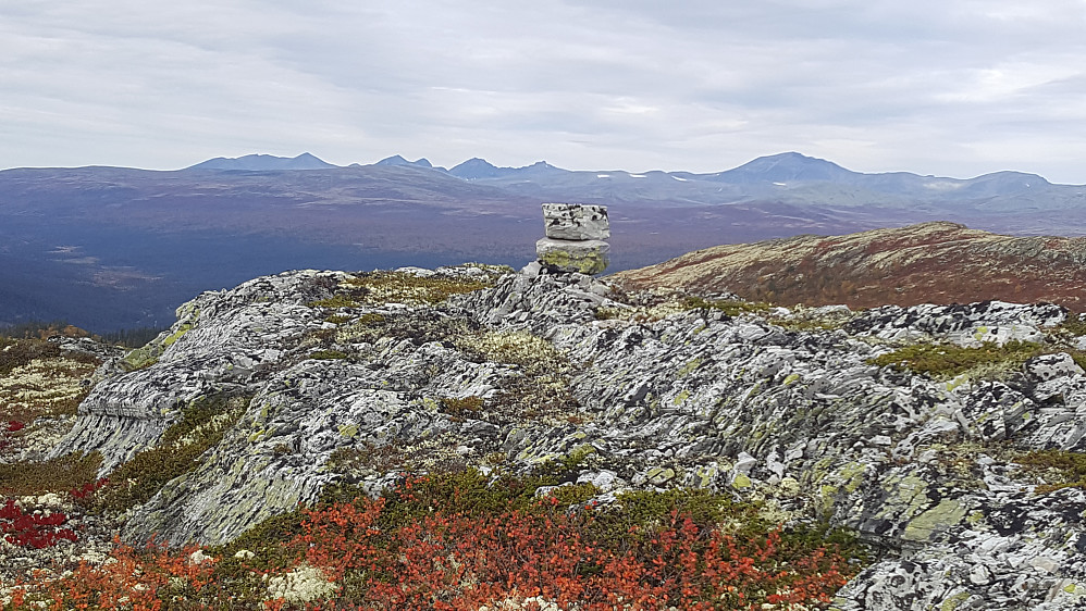 Dynjefjellet nord, mot Rondane
