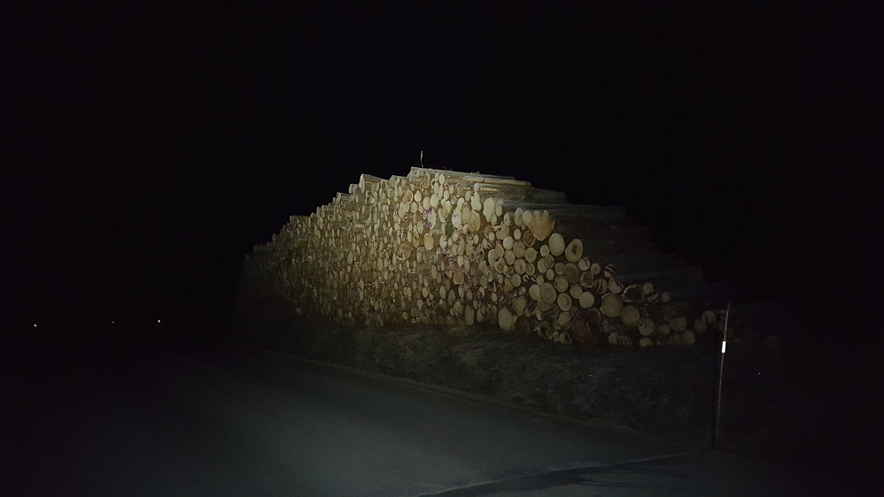 Fortsatt masse tømmer etter hogsten i Hammershaug