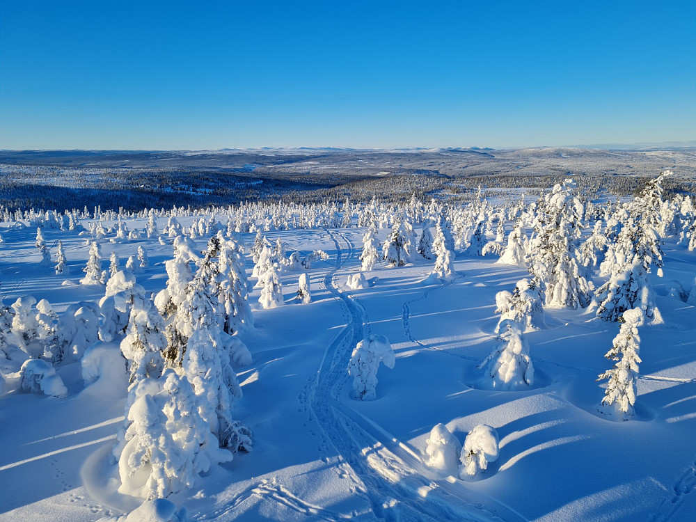 På Gitvola, mot nord