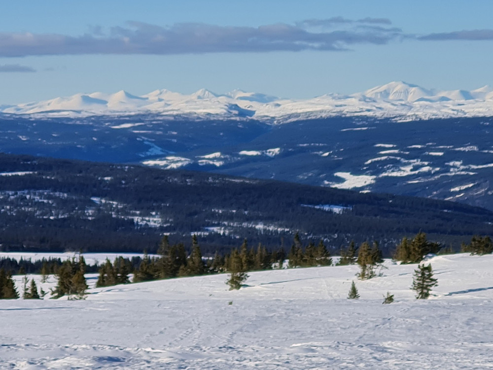 På Hærfjellet, mot Rondane