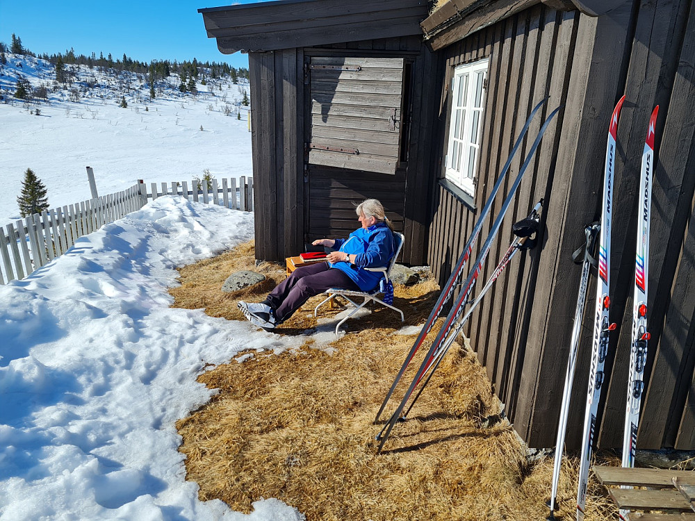 Sigrid på Ginahytta