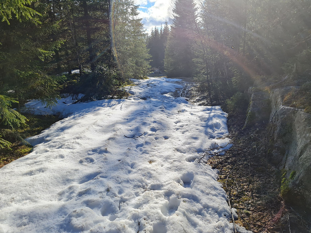 Fortsatt en del snø