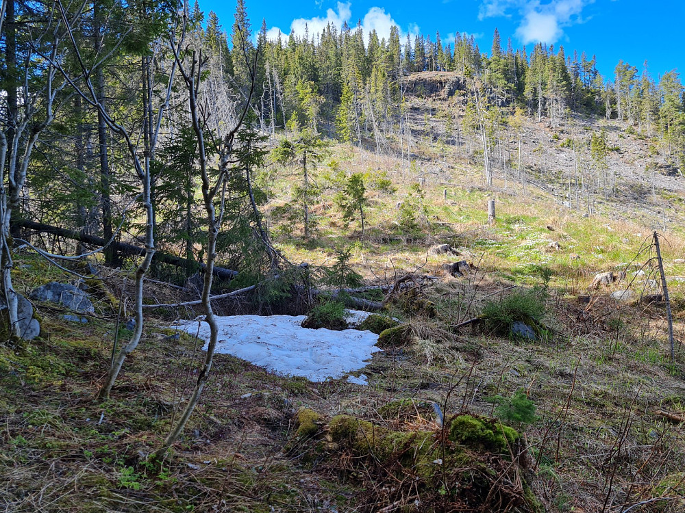 Siste rest av snø mot Balbergkampen