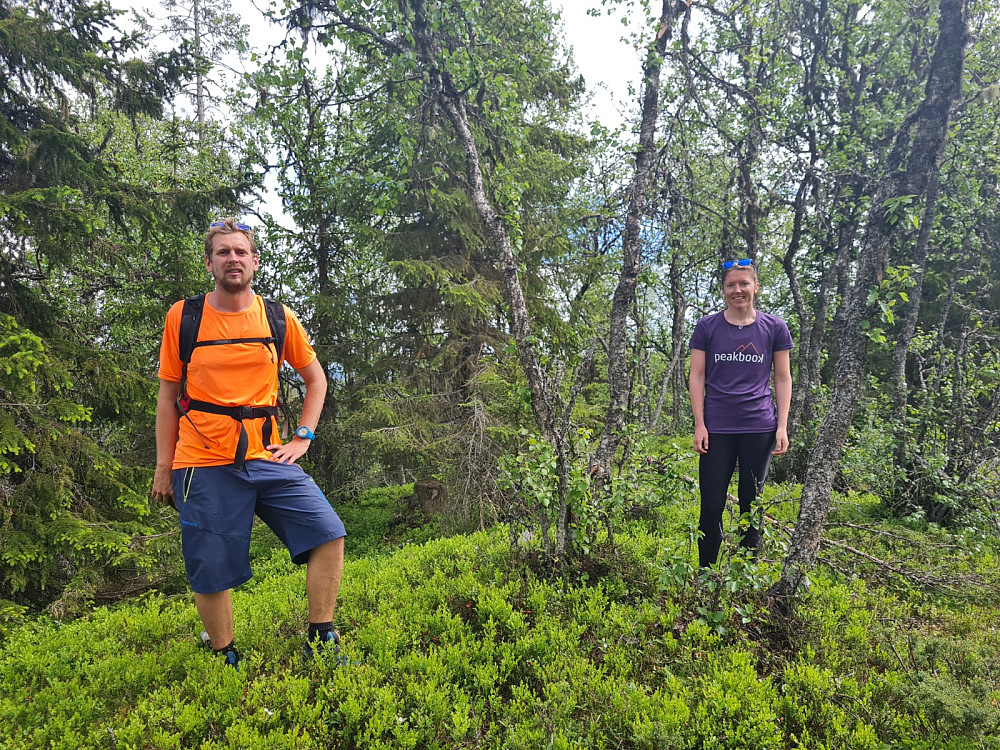 Hans Thorvald og Kristine på Åborsjøkampen nord