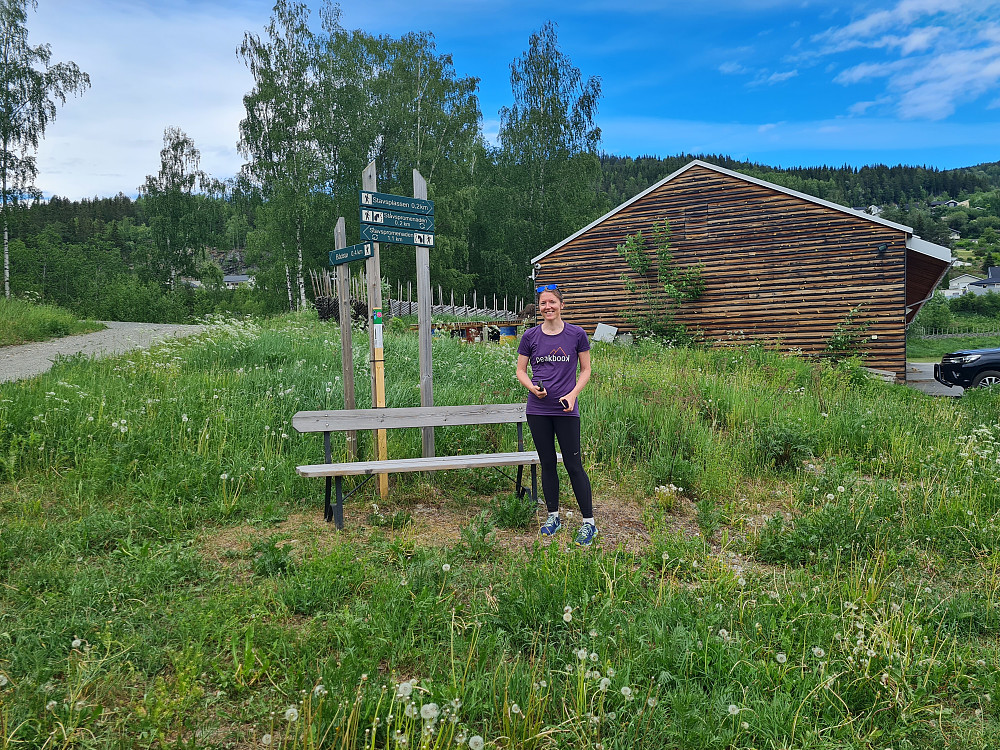 Kristine på stolpejakt på Stav