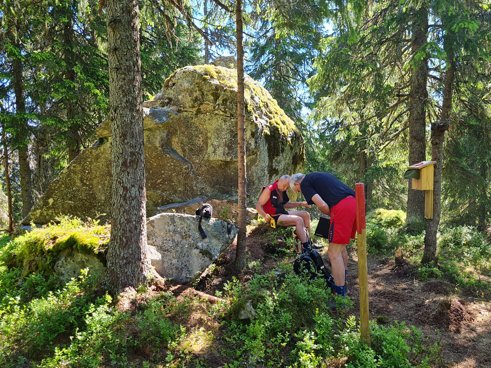 Arne og Harald ved Kyrkja