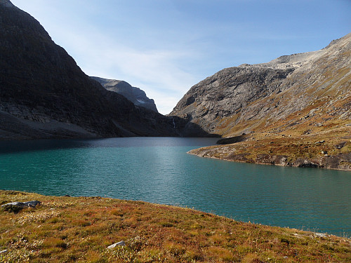 Austenden av Heimste Berilldalsvatnet.