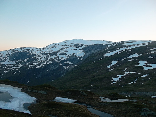 Bratte "stygge" fjellsider sør for Gråskorvenuten/ Gråfjellet.