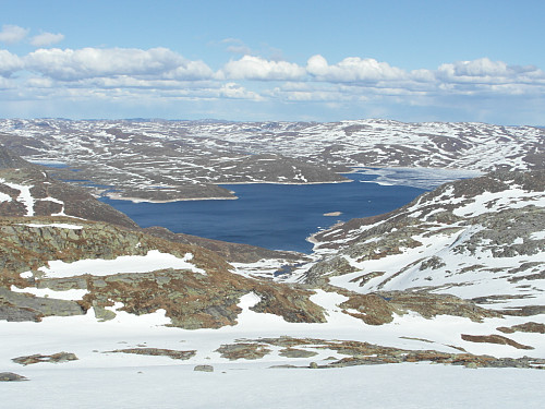 Nordre del av Rosskreppfjorden som er isfri.