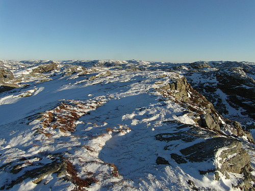 Topplatået på Litla Grønafjellet.