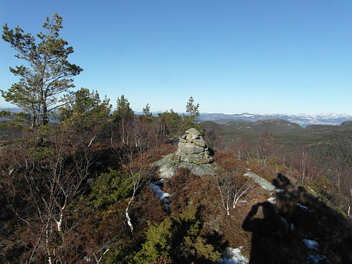 På Langafjellet med utsikt nordover.