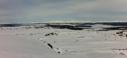 Utsikt fra Dørdalsknappen mot Rondane