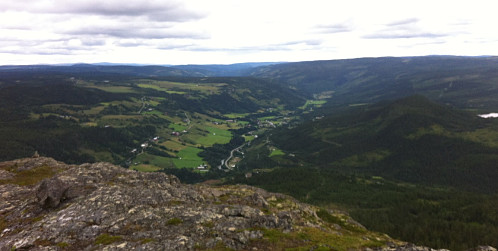 Utsikt over Svatsum fra Trona