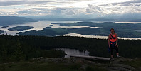 På Gyrihaugen, med utsikt utover Steinsfjorden og Tyrifjorden