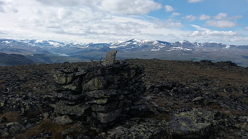 Utsikt mot Jotunheimen frå Ingulssjøhøe
