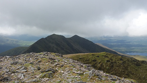 Frå Carrauntoohil mot Caher