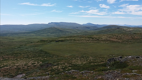 Utsikt frå Vestre Stylskampen innover Vestfjellet
