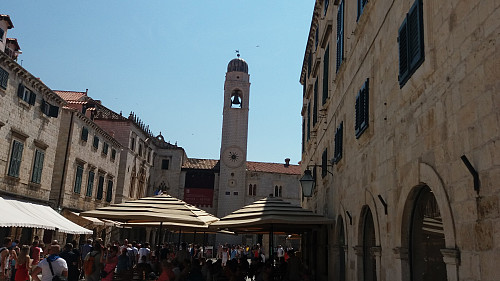 I gamlebyen i Dubrovnik