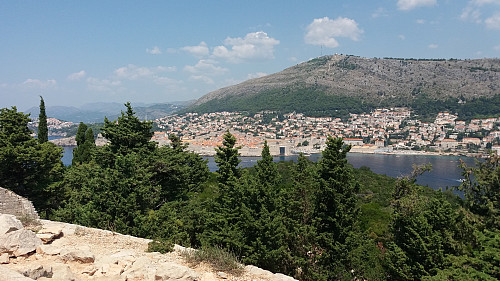 Dubrovnik frå Fort Royal på Lokrum