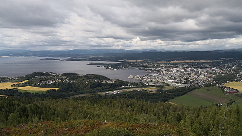 Utsikt mot Steinkjer