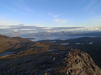 Utsikt mot fjella i Narvik