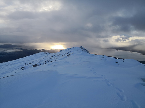 Frå Trollfjellet mot Kjerstadtinden