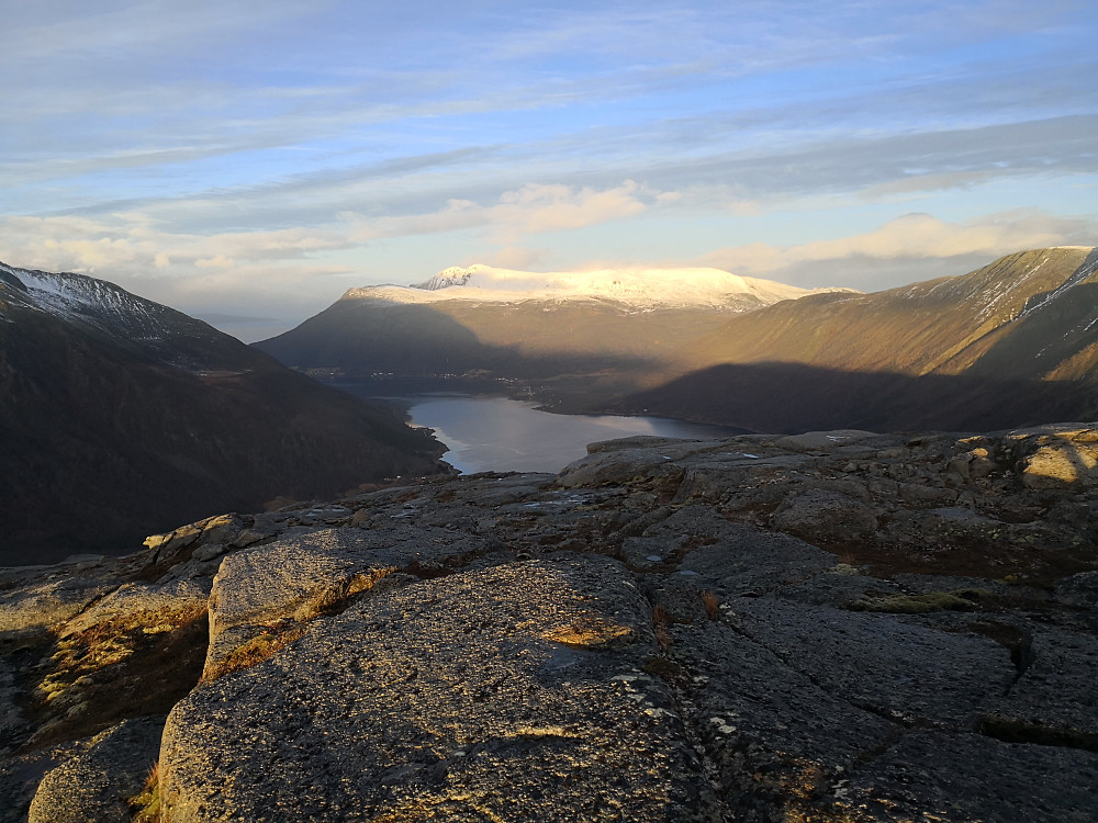 Horntindan frå Middagsfjellet Vest