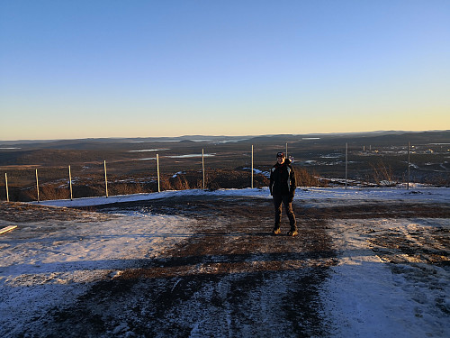 På toppen
