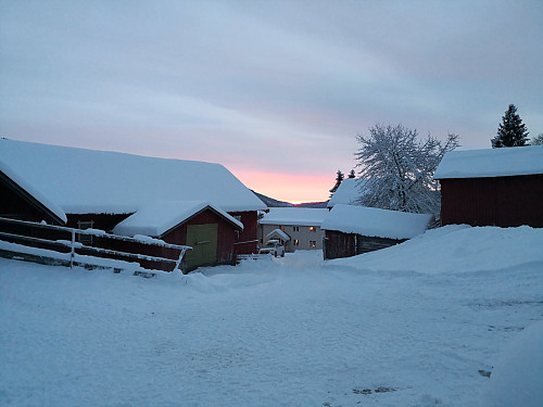 Soloppgang på Nygaard