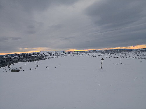 Frå Hærfjellet mot Skjellbreidsfjellet