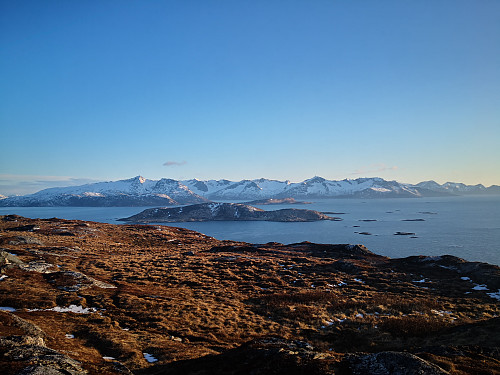 Edøya og Senja frå Nordkollen