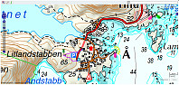 Litlandstabben i Å. 0,5 km - 58 hm - 14 min