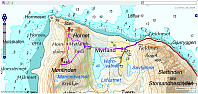 Turen på Myrland. Pga lite strøm måtte eg slå av trackingen tidleg. Da hadde vi gått 3,9 km, 511 hm og i 2 t og 10 min