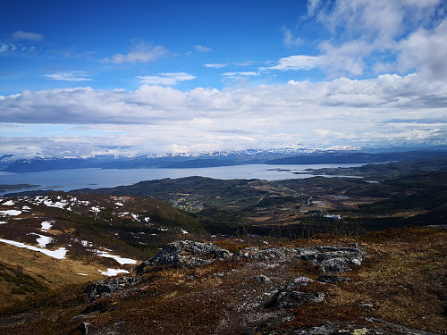 Mot Skånland frå Blåheia
